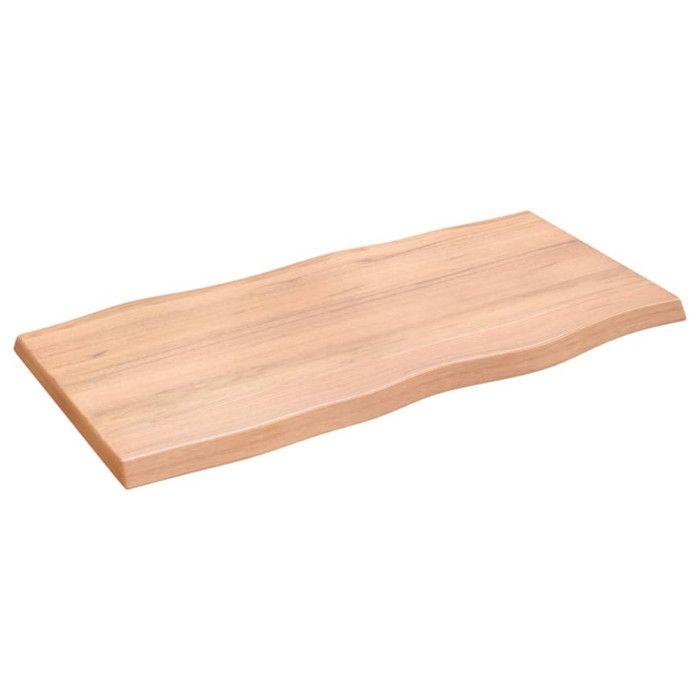 VidaXL Table Top Solid Oak Wood Treated Matching Edge 363951