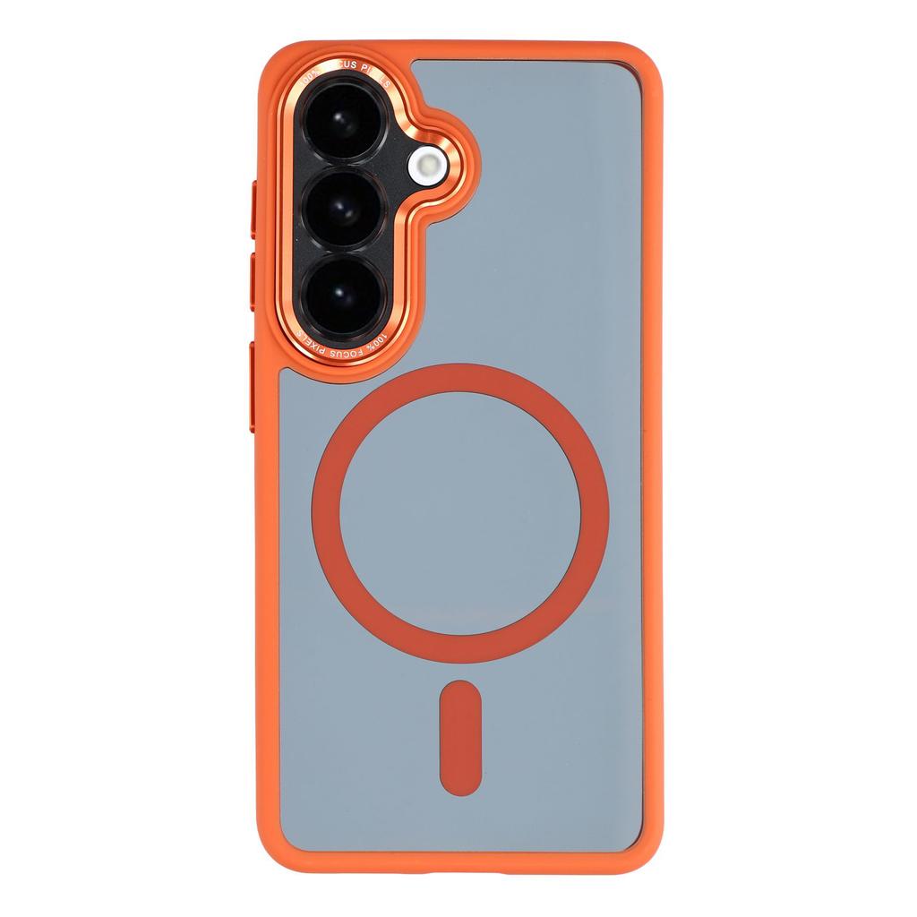 For Samsung Galaxy S26 Magnetic Case TPU + Acrylic Hybrid Phone Shell