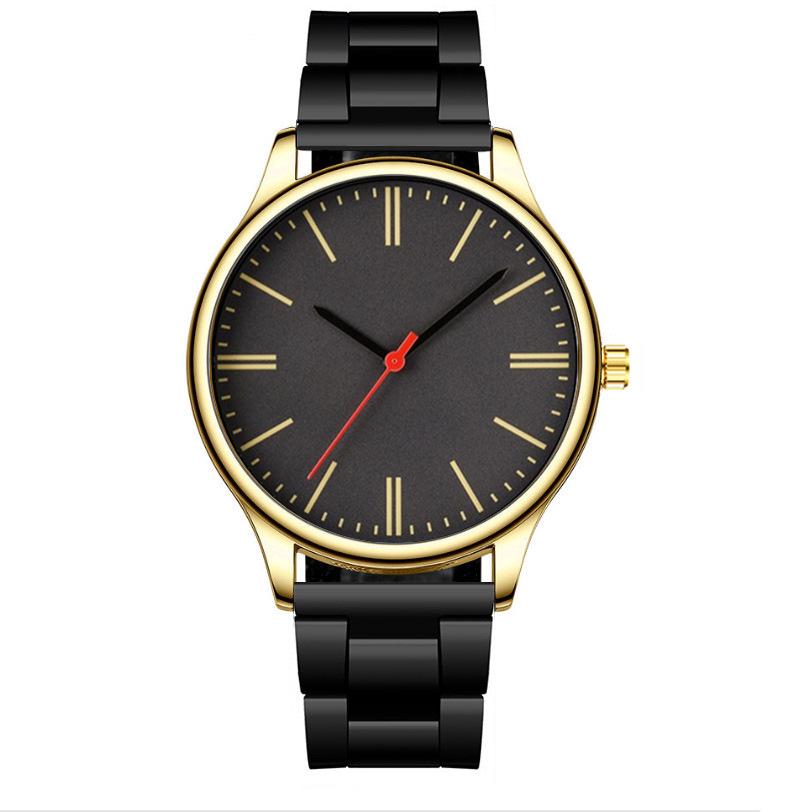 Personalisierte Trendige Herren-Quarz-Armbanduhr aus Stahl