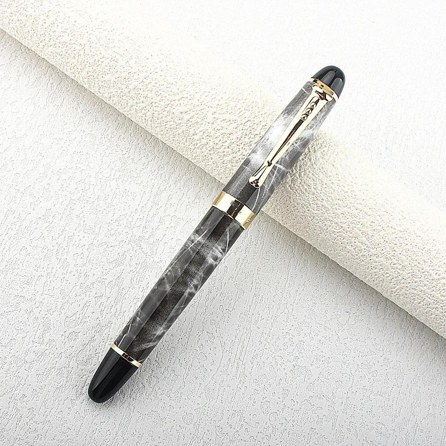 Metal Fountain Pen Luxury Pens Fine Nib Writing Office School Supplies Stationery