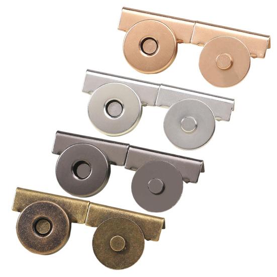 10 Pairs Magnetic Snaps No-sew Snap Buttons Bags Closures Snap Fasteners for Purses Totes Clothing DIY Crafts Leather Goods