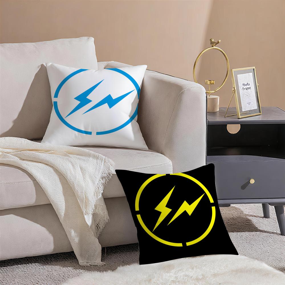 Blitz FFragment DDesign Kissenbezug Sofakissenbezug Verdeckter Knopf Strapazierfähiges Polyester Stuhlkissen