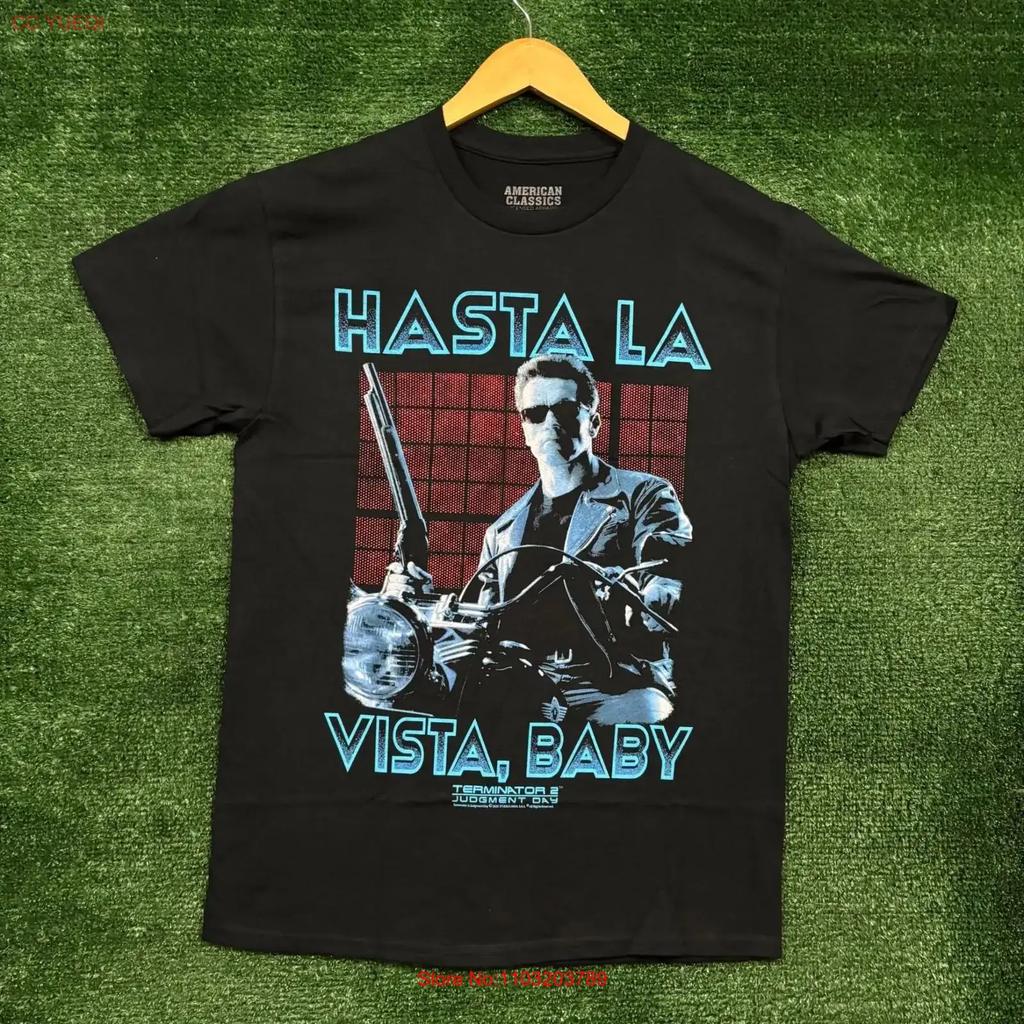 Terminator 2 Judgeunisext Day Hasta La Vista Baby T Shirt Size Medium Vintage Fashion Homme Breathable Stylish Streetwear