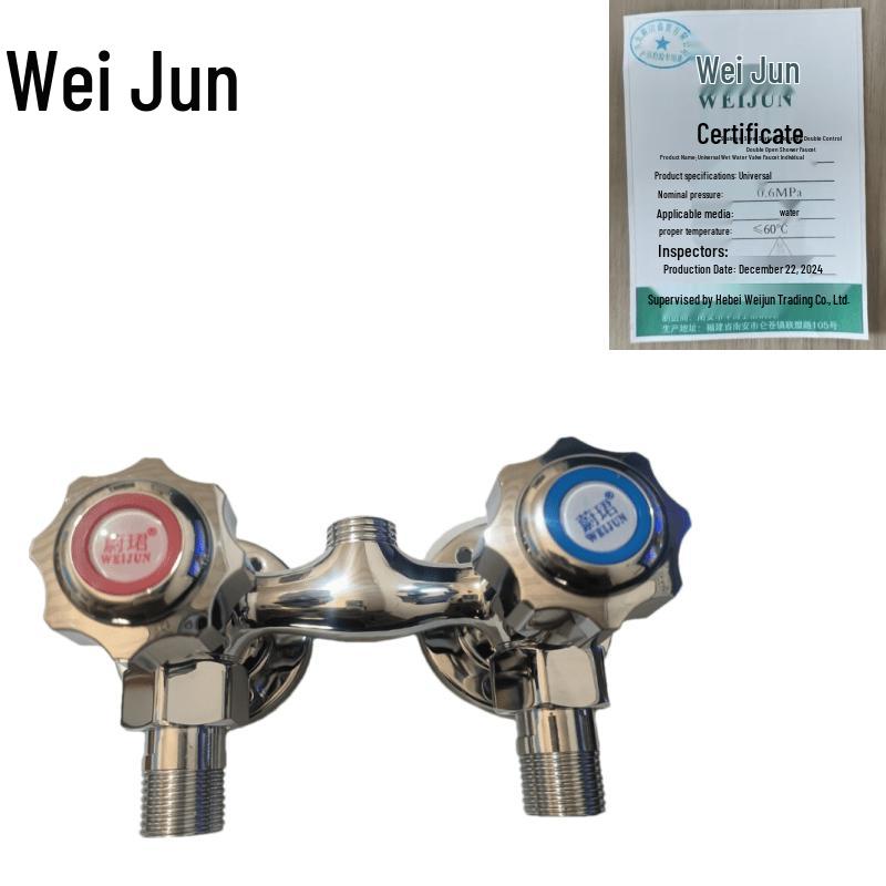 Wei Jun Copper Wall-Mounted Shower Mixer Faucet