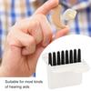 8pcs / Box Hearing Aid Protective Wax Guard Earwax Filters Hearing Aids Accessory White