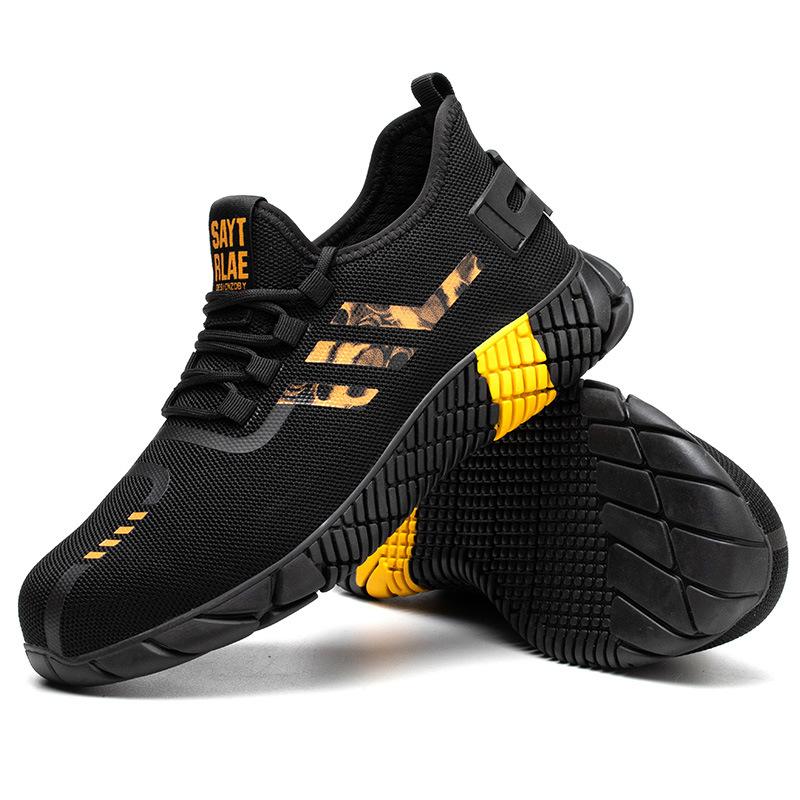 

Без металлической изоляции, износостойкие и противоударные рабочие туфли, мужские низкие туфли, защитная обувь 45