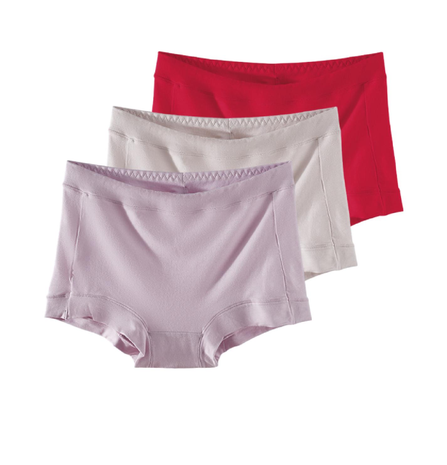 

3 шт. Женские трусы-боксеры с высокой талией, модальные шорты, трусы больших размеров, дышащие трусы XL-6XL XL