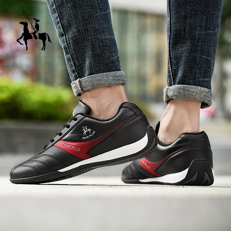 2025 Herren Casual PU Lederschuhe Sport Sneaker Dämpfung Leichtgewicht Casual Gym Sporttrainer Jogging Tennisschuhe