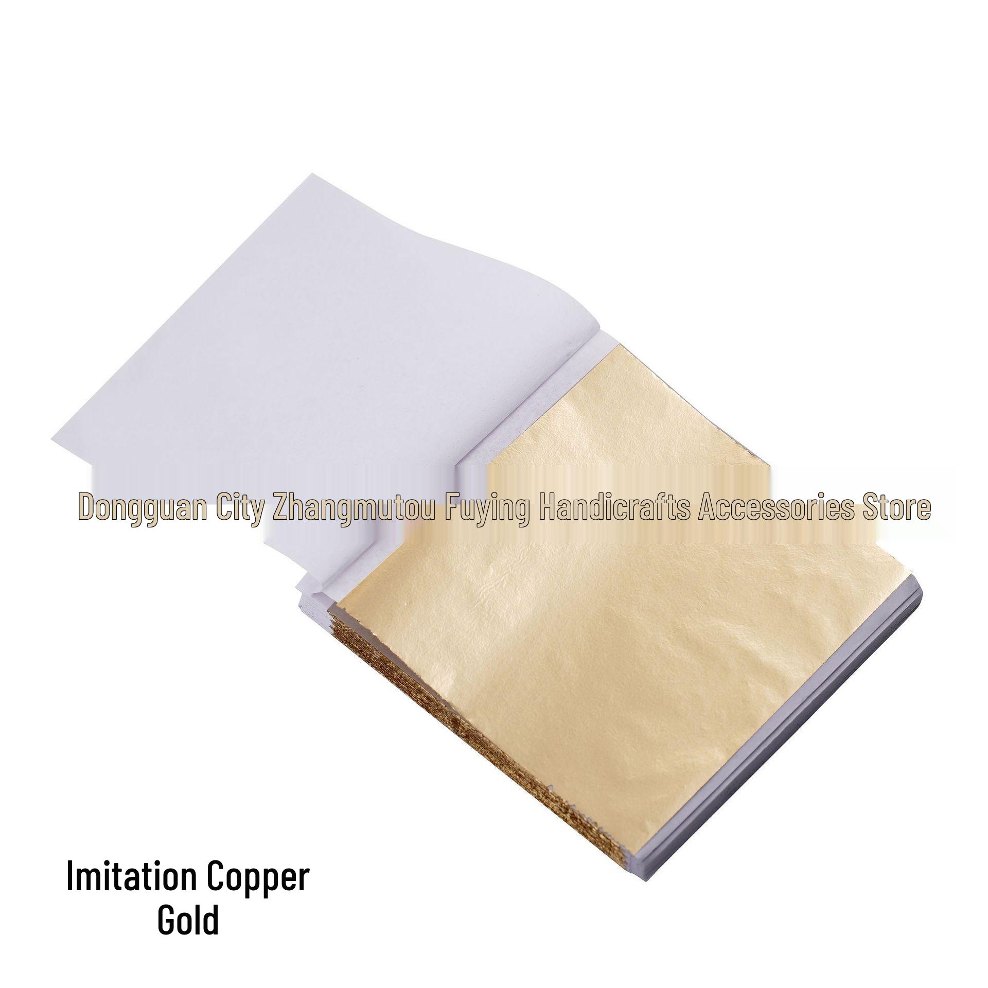 100-Sheet Pack of Gold, Rose Gold, Champagne Gold & Silver Foil Paper, 8x8.5CM