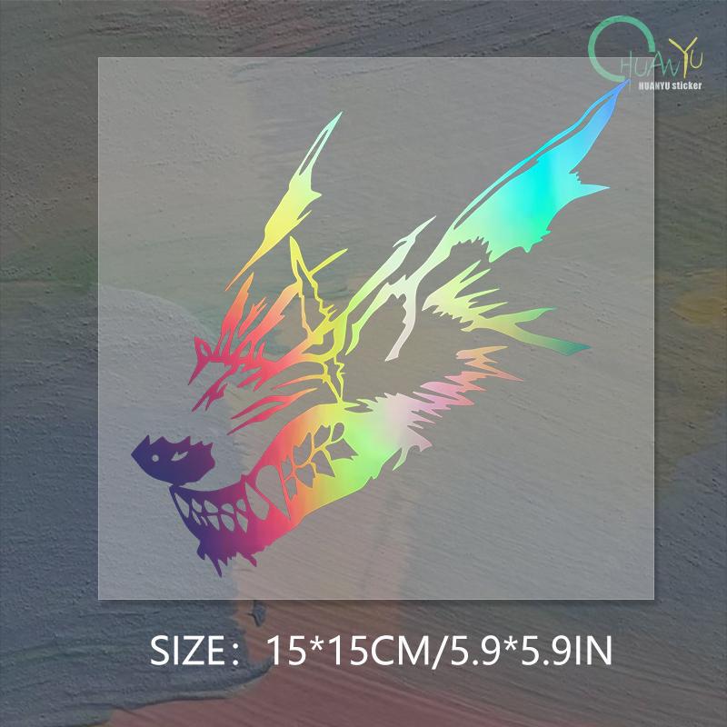 Personalized Art Wolf Creative Electric Car Modification Car Decoration Stickers
