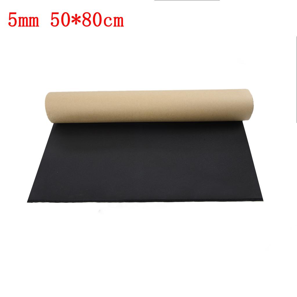 Car Soundproofing Deadening Mat Heat Sound Insulation Cotton Firewall Auto Hood Door Deadener 25x50cm 10mm  Foam