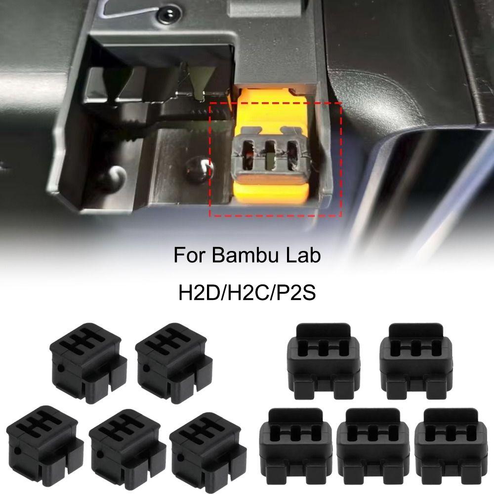 Easy Installation Nozzle Wiper Heat-resistant Wear-resistant Silicone Brush High Quality Hotend Wiper for Bambu Lab H2D/H2C/P2S