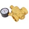 DN25 1 Zoll Druckminderer mit Manometer, integriertem Filter, Kolbentyp, Messing-Druckregelventil