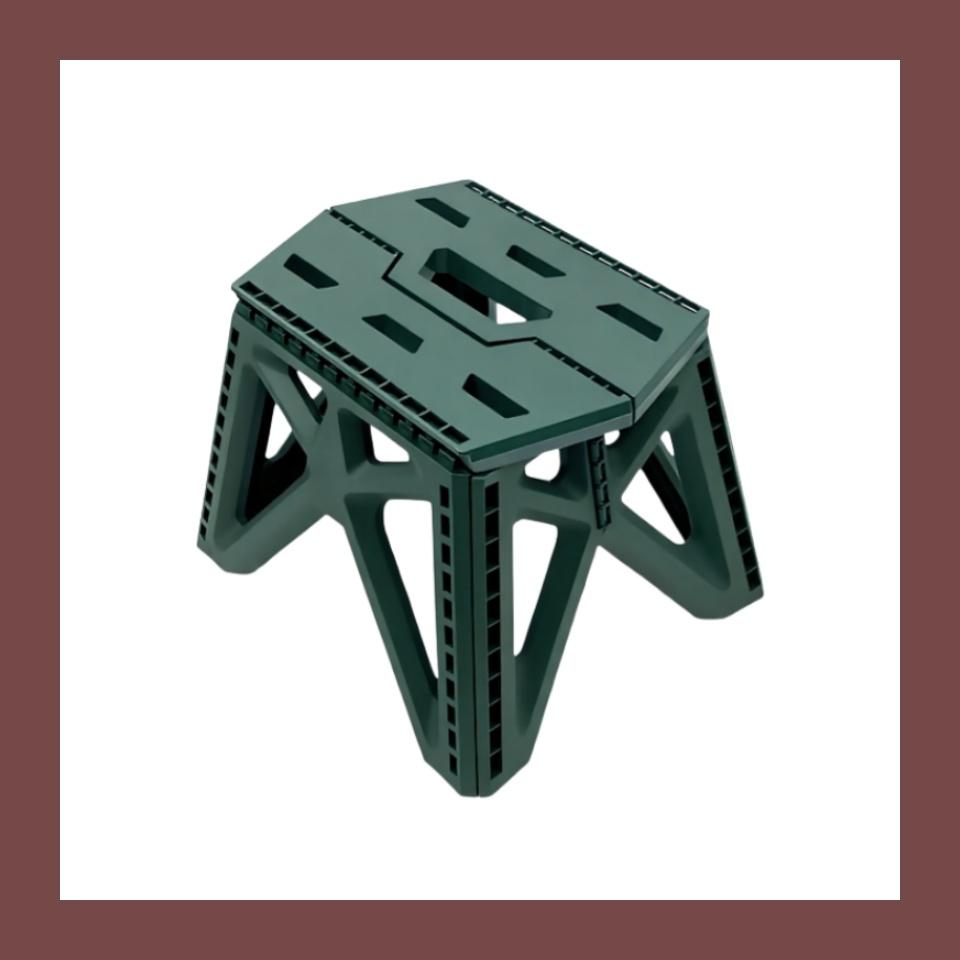 Portable Ergonomic Folding Stool Lightweight Compact Heavy Duty Chair For Outdoor Fishing Camping Barbecue Hiking And Home Use