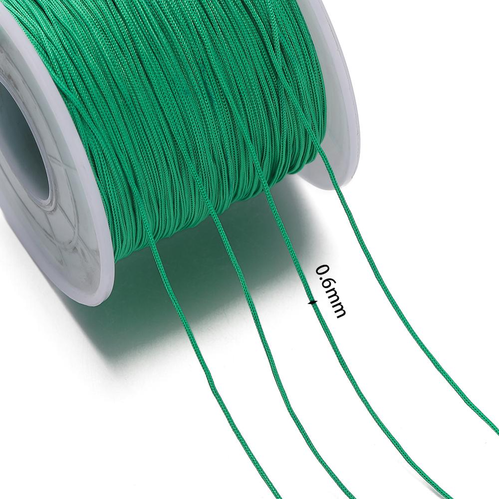 10m/Roll 0.6m #73 Nylon Thread Cord String for Jewelry Making Handmade Woven Rope Jade Thread Bracelet Necklace Handmade Craft