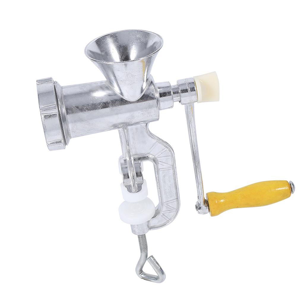 Aluminium Alloy Hand Operate Manual Meat Grinder Sausage Beef Mincer Table Kitchen Home Tool