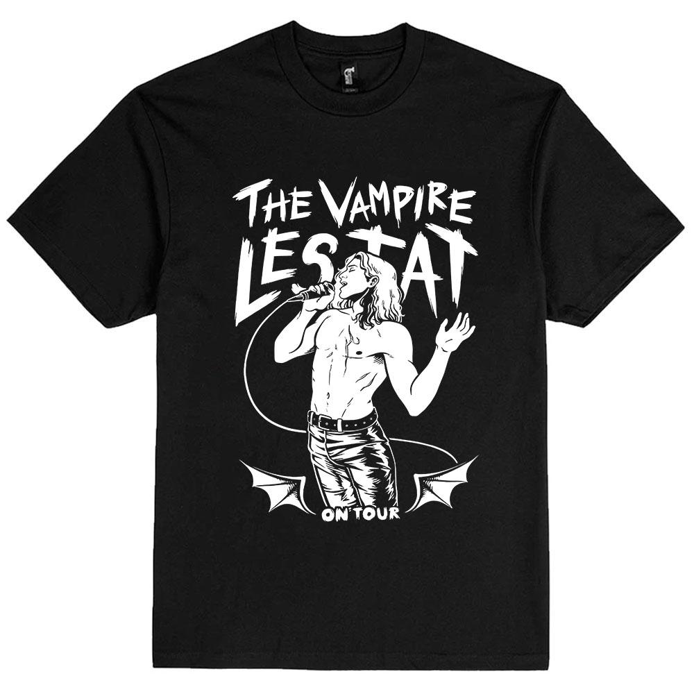 

Men Clothing The Vampire Lestat Tee Summer Fashion Cotton T-shirt Casual Soft Short Sleeve Mens Tshirts Unisex Streetwear XS чёрный