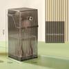 Dust-proof Makeup Brush Storage Pen Holder Eyebrow Pencil Organizer with Cover Pearl Light Luxury Dressing Table Home Decoration