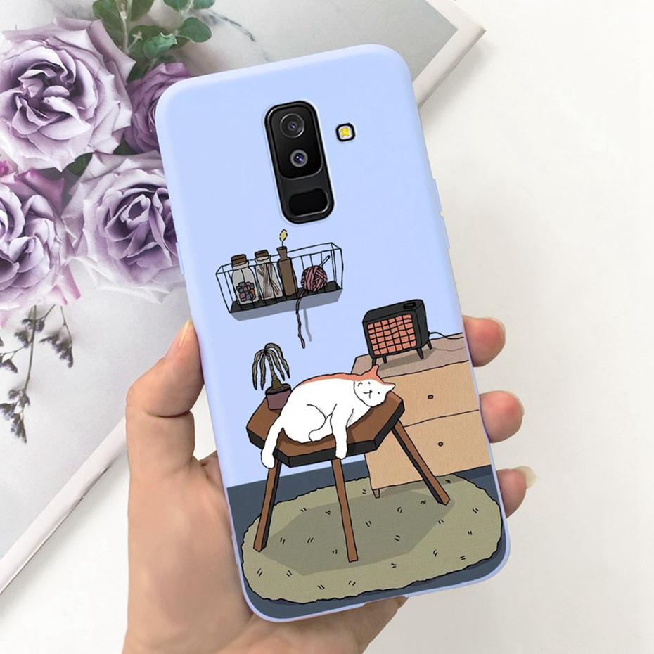 Fashion Case For Samsung Galaxy A6 Plus 2018 Soft Silicon TPU Back Cover For Samsung A6 2018 A 6 A6+ A6plus Phone Cases