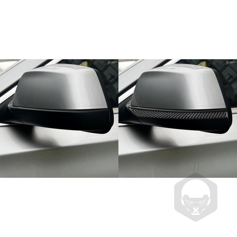 Carbon Fiber Car Accessories Side-view Mirror Exterior Trim Cover Soft Sticker For BMW 7 Series F01 730li 740li 750li 2009-2014