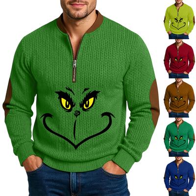 Men'S Outdoor Zipper Long Sleeved Sportswear Casual Sweatshirt