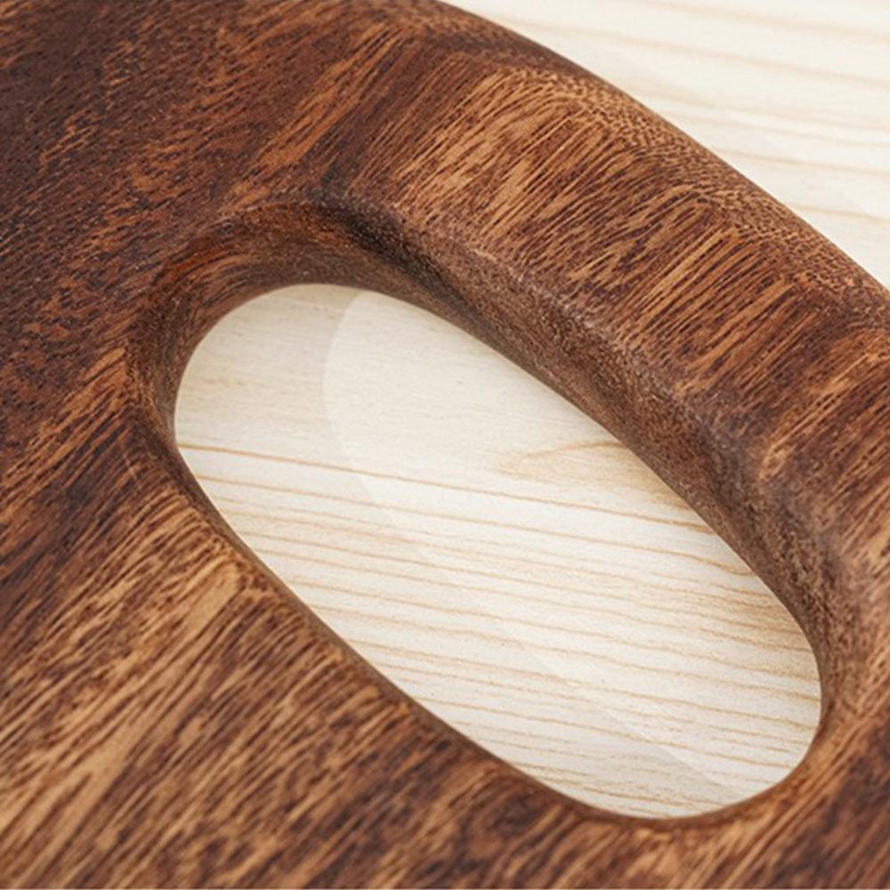 Exquisite Wooden Chopping Blocks Natural Pizza Tray Fruit Tray Cutting Board  Living Room