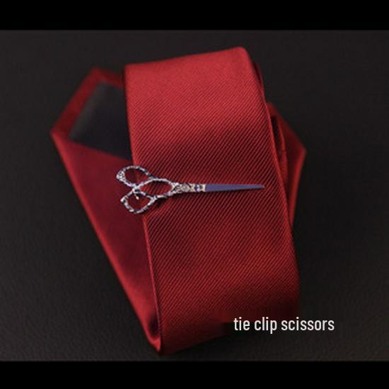 Men's Stylish Silver & Gold Tie Clip Set - Modern, Sleek Designs