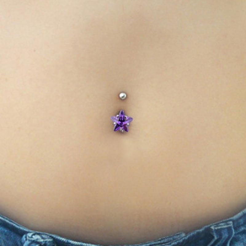 Niche Star Belly Piercing Belly Button Rings Navel Piercing Belly Ring Jewelry