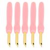5pcs Punch Needle Ergonomic Handle 5.0mm Punch Needle Pen for Sewing Embroidery Craft Pink