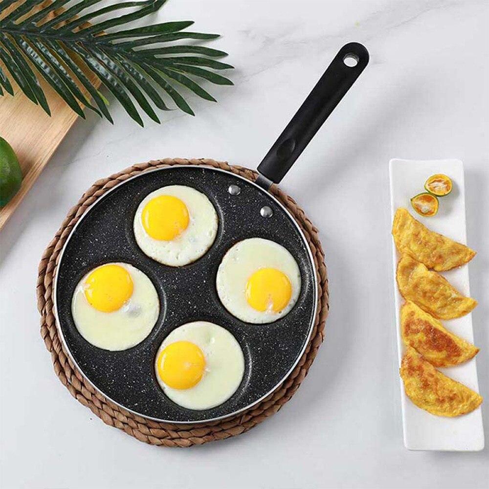 Four-hole Frying Pot Pan Thicken Omelet Cooking Non-stick Egg Pancake Steak Pan Four-hole Frying Pot Pan Thicken Omelet Cooking Non-stick Egg Pancake Steak Pan
