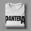 Herren Pantera Logo T-Shirts Baumwoll-Tops Cooles Kurzarm-Rundhals-T-Shirt Übergröße T-Shirts