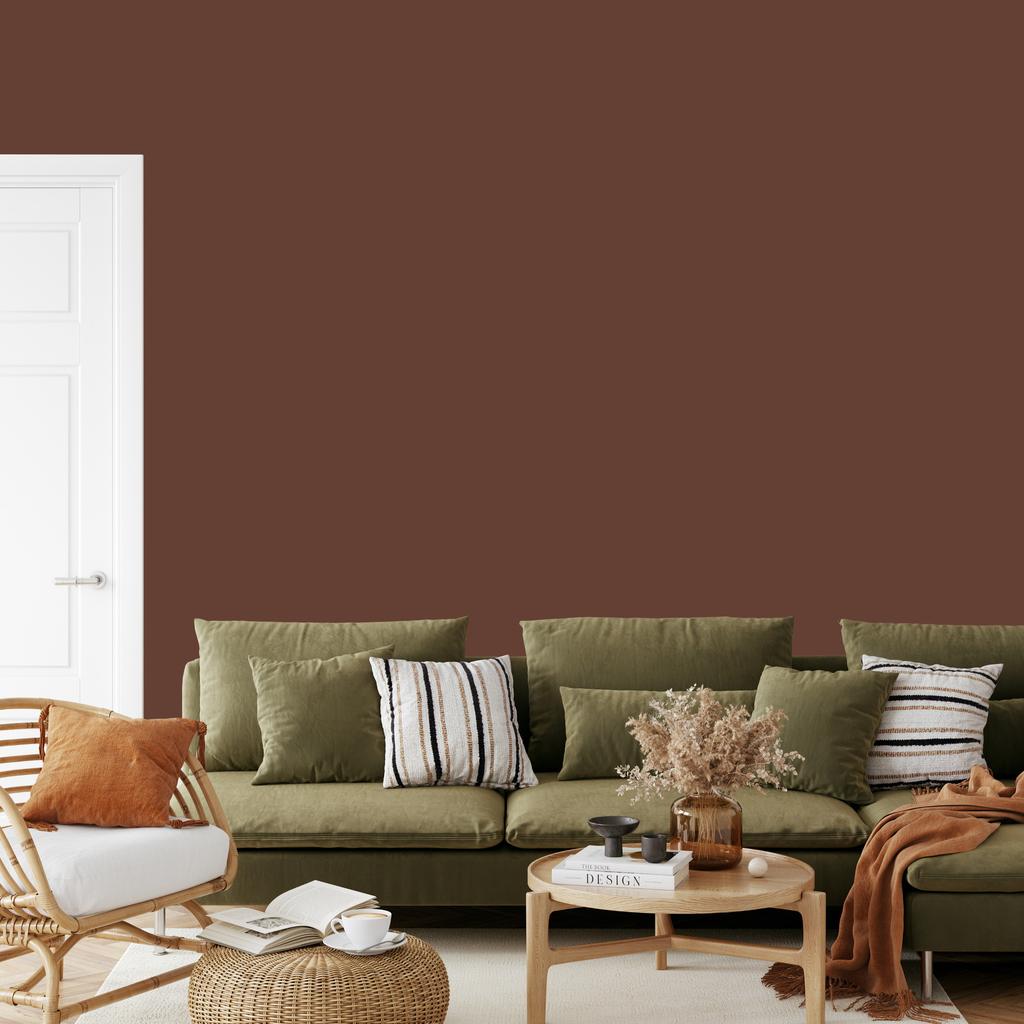 Wallpaper Solid Rust Backgrounds for Living Room and Bedroom 50x1000