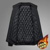 Autumn and Winter New Velvet Medium and Old Cotton-padded Clothes Men's Casual Large Size Dad Style Thickened Stand-up Collar Jacket Men's
