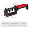 3 Stage Professional Knife Sharpener with Tungsten Steel & Ceramic Slots Manual Sharpener for Chef Knives Scissors Kitchen Tools