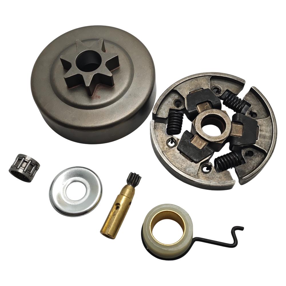.325" 7T Clutch Drum Worm Gear Kit For STIHL 017 018 MS170 MS180 170 180 021 023 025 MS210 MS230 MS250 Chainsaw Part