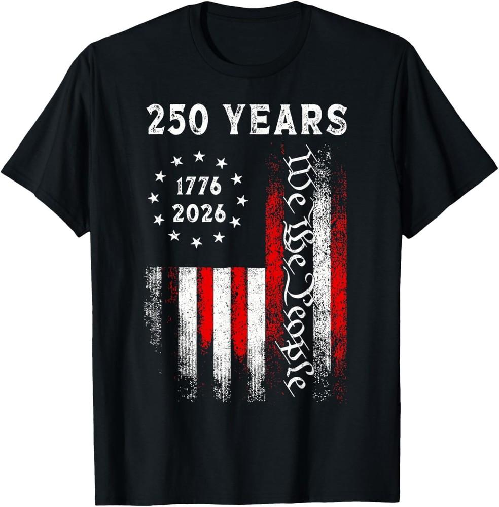 Compleanno 250° dell'America 250 Anni Indipendenza Noi il Popolo T-shirt Unisex