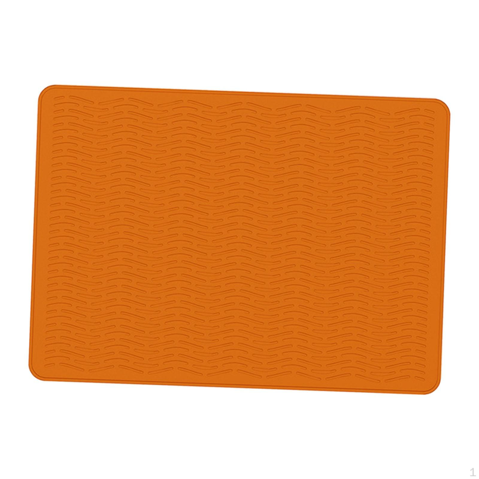 Силиконовый коврик для верхней крышки электрической плиты и защиты варочной поверхности Orange Wave Grain 1950₽