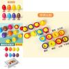 Wooden Egg Puzzle Toy For Kids Educational Shape Recognition And Color Matching