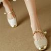 National Style New Chinese High Heels Women's 2025 Spring New Light Luxury Gentle Evening Breeze with Skirt French Thick Heel Single Shoes