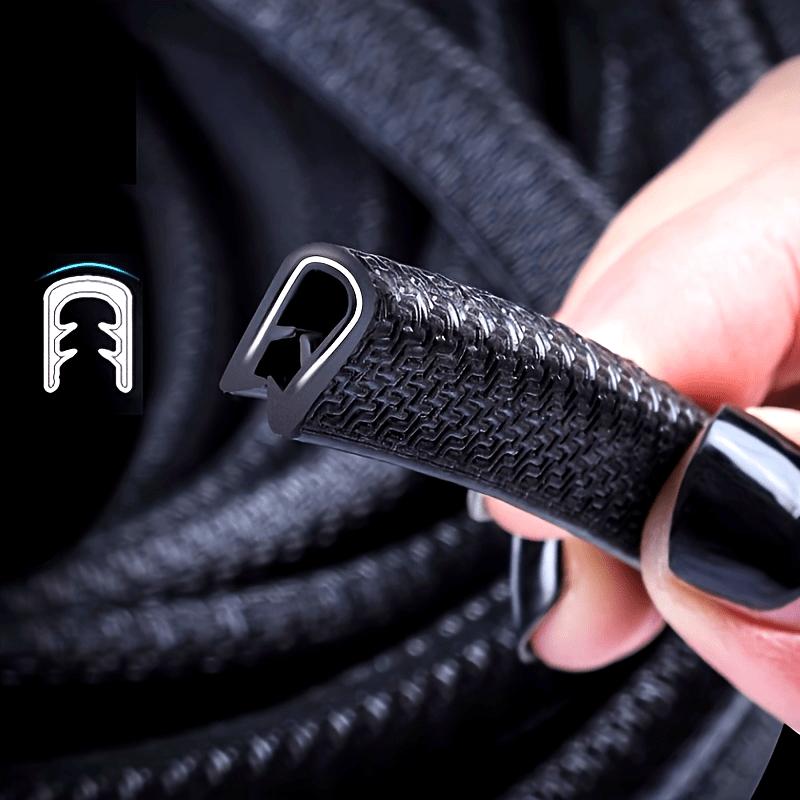 Gardiens de bord de porte de voiture, Bande d'étanchéité insonorisante et anti-poussière en caoutchouc, Protection anti-collision pour portes d'automobile