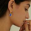 Pendentif Love Beimu pour dames boucle d'oreille dorée tendance style minimaliste adaptée aux fêtes de bijoux boucles d'oreilles pour un usage quotidien