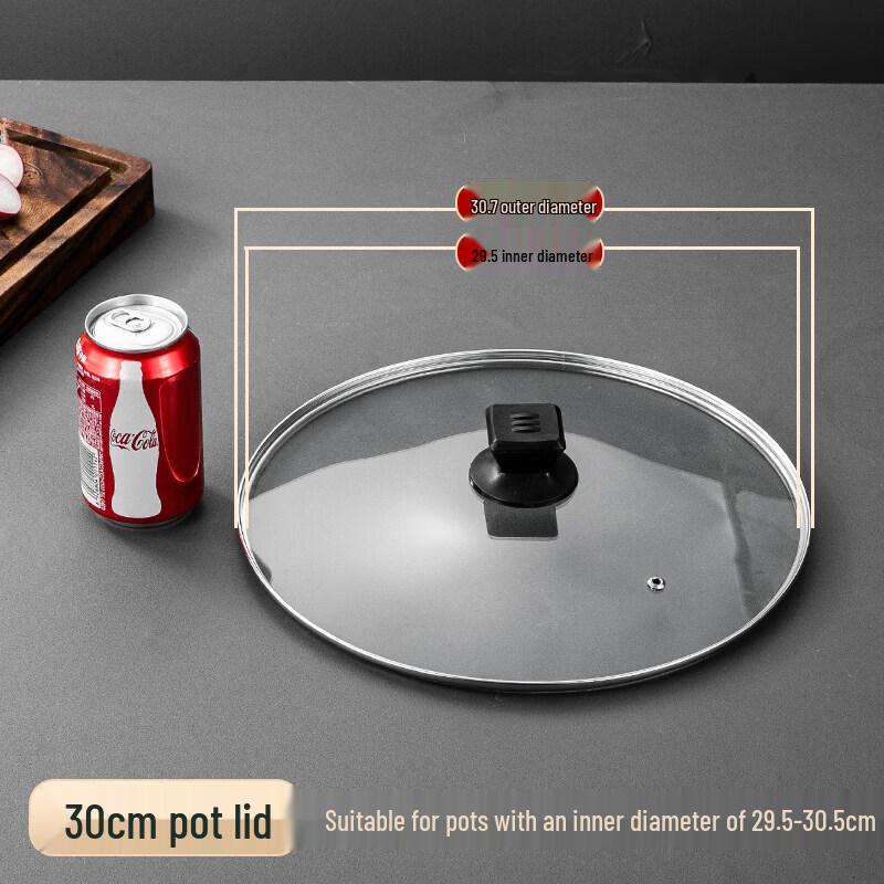 Stainless Steel Tempered Glass Pot Lid