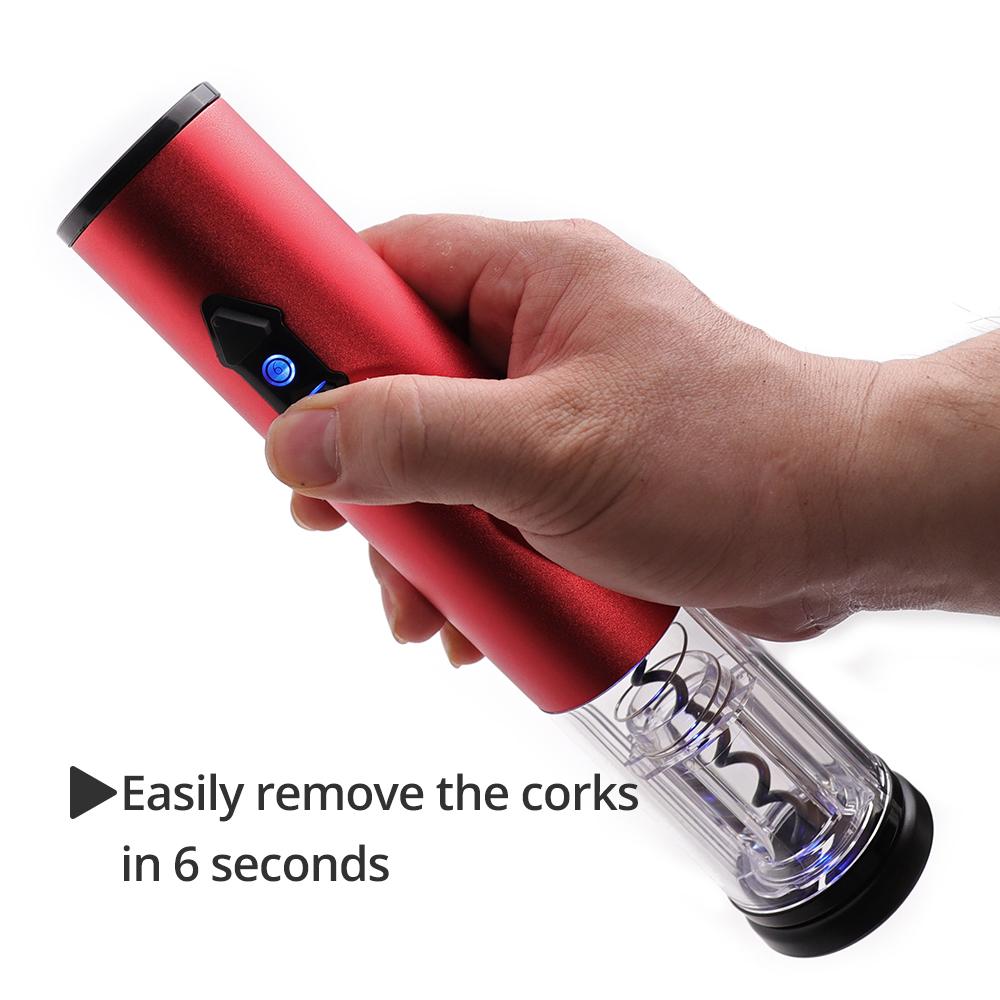 Electric Wine Opener, Battery Operated Wine Bottle Openers with Foil Cutter, for Wine Lovers Kitchen Party Bar Wedding