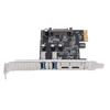 PCIE To USB and Type C Expansion Card 5Gbps Serial ATA Interface Support X1 X4 X8 X16 Stable Power
