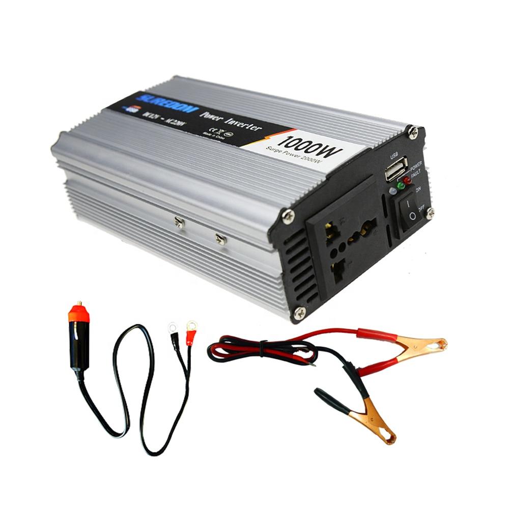 1000W Solar Micro Inverter Solar Off-grid Inverter Energy Car Power Inverter with Usb Port 1000w 12v