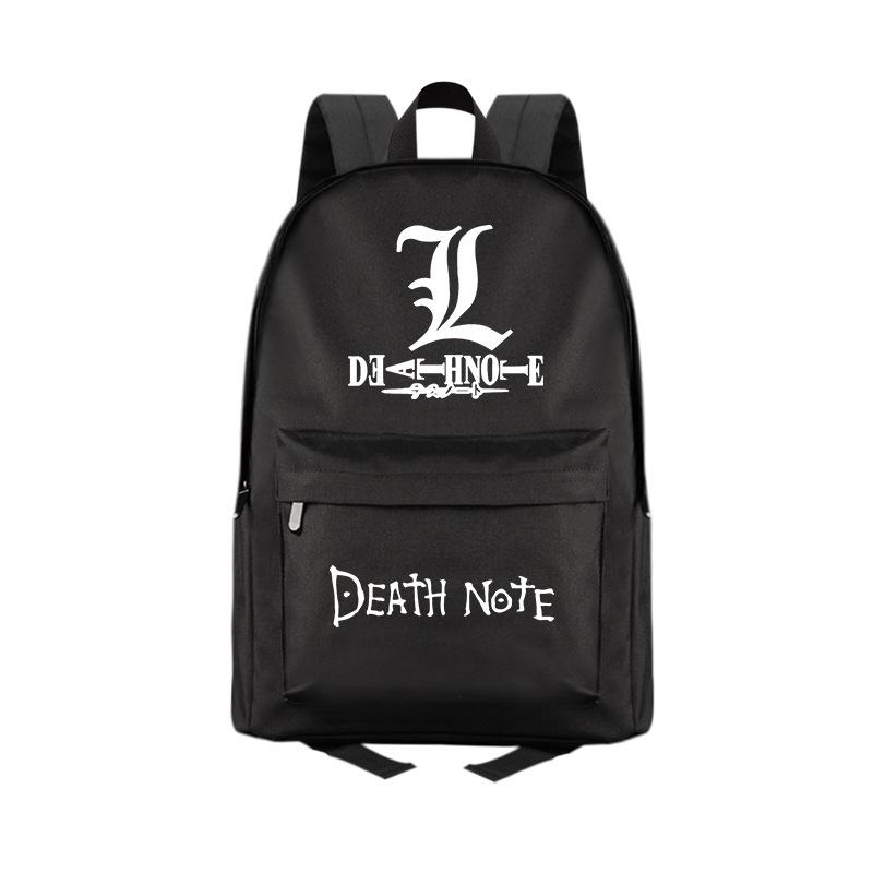 Death Note Anime Peripheral School Bag Male Female Student Daily Backpack Computer Travel Backpack