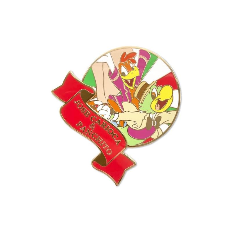 

marimo craft disney collection pin badge Jose & Panchito W6.3×H6.8cm MDMIX-116