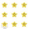 5pcs/Bag Smile Beads Ceramic Porcelain Clouds Hearts Stars Round Beads Charm For DIY Bracelet Jewelry Making Accessories
