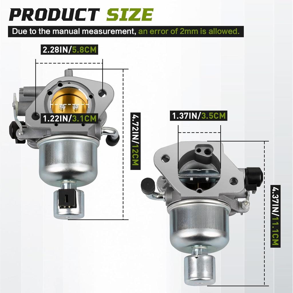 1685319-S Carburetor For Kohler 7000 Series Engines KT735 KT725 KT740 KT745 KT730 22HP 23HP 24HP 25HP 26HP Replaces 3285367S 3285363S With Gaskets