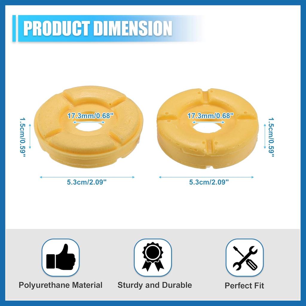 Strut Mount Support Upper and Lower Shock Mount Support No.31336776389/31336776390 Engine Mount Bushing Buffer for BMW Item Replacement